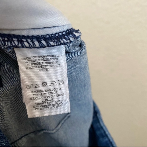 Free People Demin wide leg Jeans size 8 - Picture 8 of 15